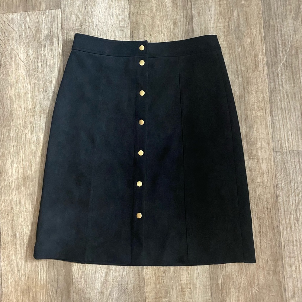 Beautiful Black Button Up Skirt